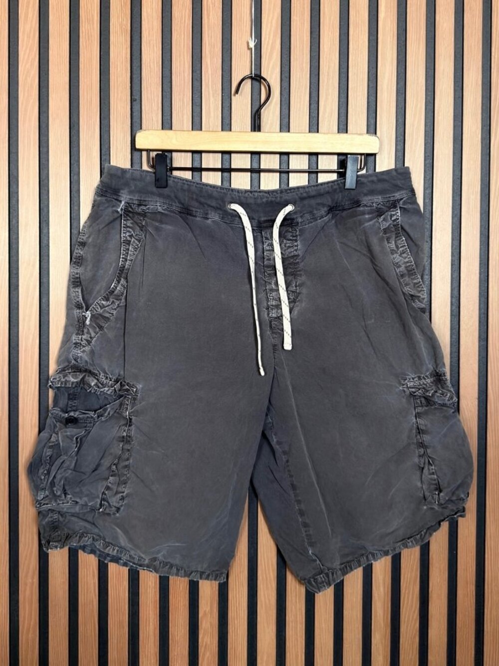 James Perse Cargo Shorts 3 / Large Mens Gray Yosemite Cotton Performance
